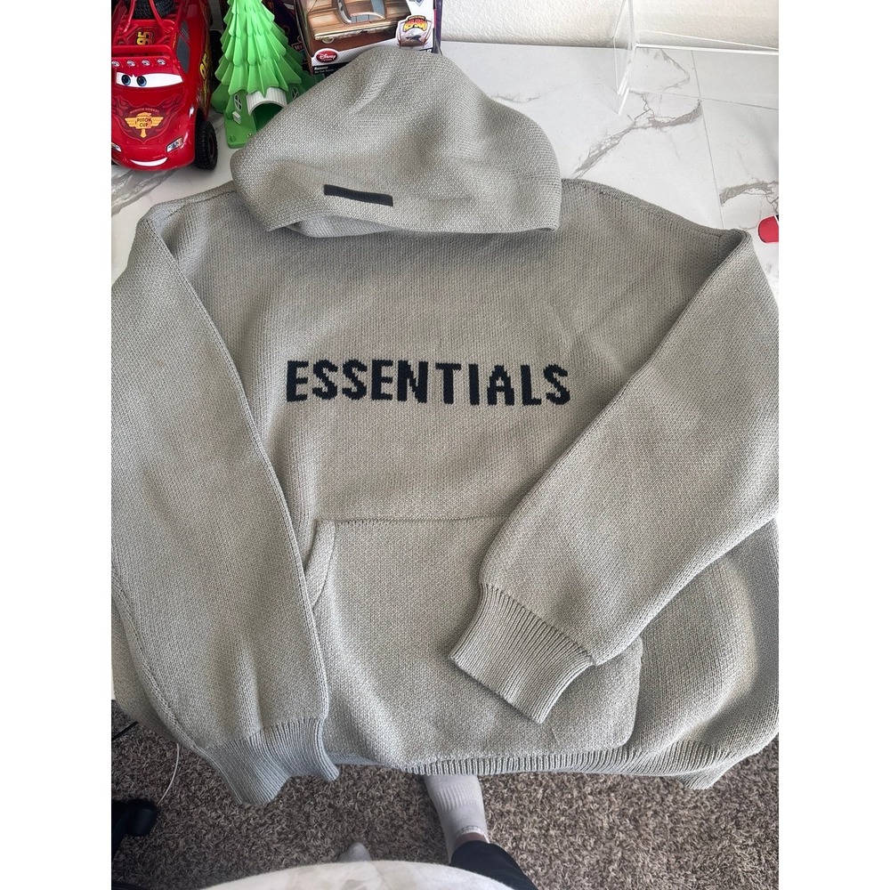 Essentials Fear of God Knit Pullover Hoodie